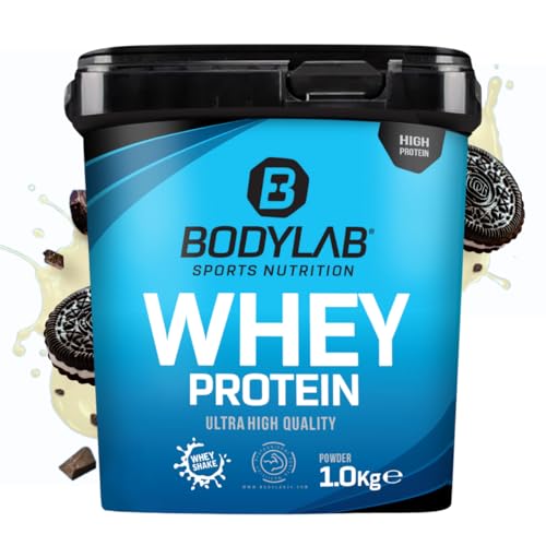 Preisvergleich Produktbild Bodylab24 Whey Protein Pulver, Cookies & Cream, 1kg