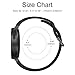 Wanme Armband für Samsung Galaxy Watch 4 40mm/ 44mm Armband, Silikon Ersatzarmband für Samsung Watch 7/6/5/4 Classic 46mm 42mm für Damen und Herren (Schwarz)