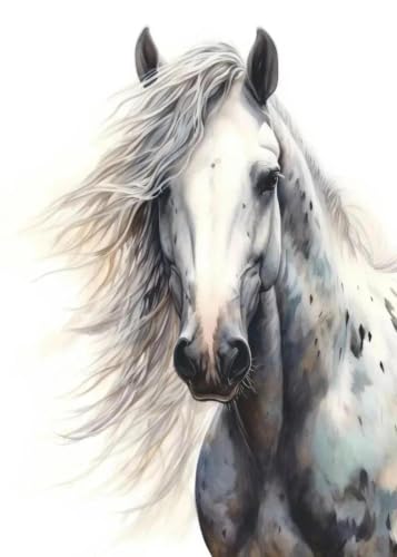 Peinture sur toile cheval au galop pour une decoration murale de salon dynamique et moderne