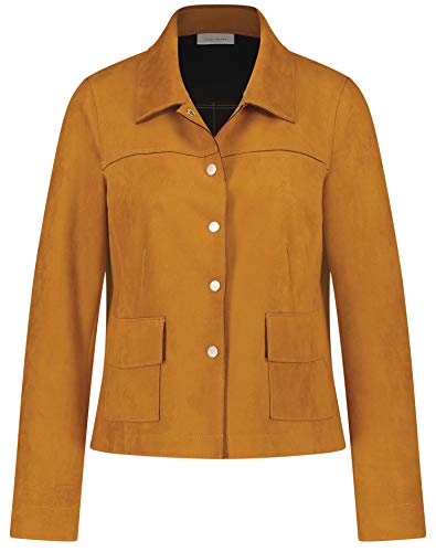 Preisvergleich Produktbild GERRY WEBER Damen Kurzjacke aus Lederimitat figurumspielend Blazer