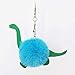 Bande dessinée Dinosaure Elfe Porte-clés Lapin Fourrure Moelleux Porte-clés Sac Pendentif Bijoux Dinosaure Jouet Voiture clé Accessoires -12