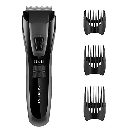 Hair Clippers & Beard Trimmer SUPRENT All-in-One Professional Beard Trimmer for Men with 57 Adjustable Cutting Lengths, Hair Trimmer with Lithium Battery, USB Quick Charge