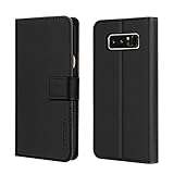 Galaxy Note 8 Case,Samsung Galaxy Note 8 Case,Note 8 Wallet Case,BENTOBEN Flip Kickstand Genuine Leather Credit Card Holder Cash Pocket Protective Case for Samsung Galaxy Note 8 (6.3 inch) Black