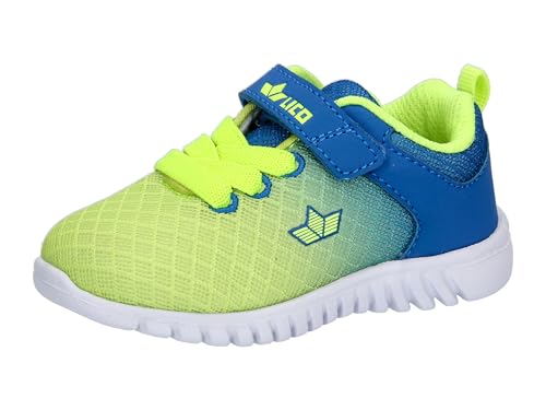 Lico Jungen Unisex Kinder Mia VS Lauflernschuhe, Lemon/Blau, 20...