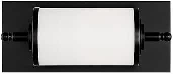 Crystorama Foster 1 Light Matte Black Bathroom Vanity