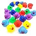 AMOYER 24 Piezas Mini Colorido del Flotador Ducky De Goma del Pato...