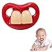 1 STK. Baby Schnuller lustiger Streich Schnuller , Hasenzahn Schnuller, Silikon Neugeborenen Schnuller Spielzeug, Beißring Baby Spielzeug für Schätzchen, Säugling