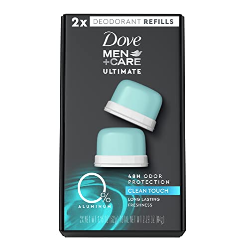 Dove Men+Care Deodorant Refill 0 percent Aluminum Clean Touch Aluminum