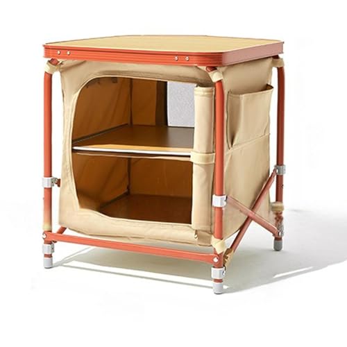 Boîte de rangement pliable orange citrouille taille M portable et compacte