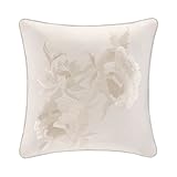  Natori Mantones de Manila quadratisches Kissen, 50,8 x 50,8 cm, elfenbeinfarben