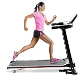 【Not Allowed to Sell to Walmart】 GT A7 Folding Electric Treadmill Easy Assembly Motorized Power Running Machine Fitness (Black)