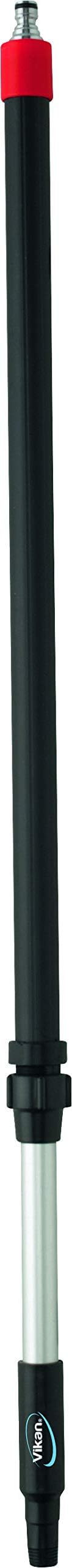 Vikan ergonomischer Aluminium-Teleskopstiel mit Wasserdurchlauf 1 m bis 1,6 m
