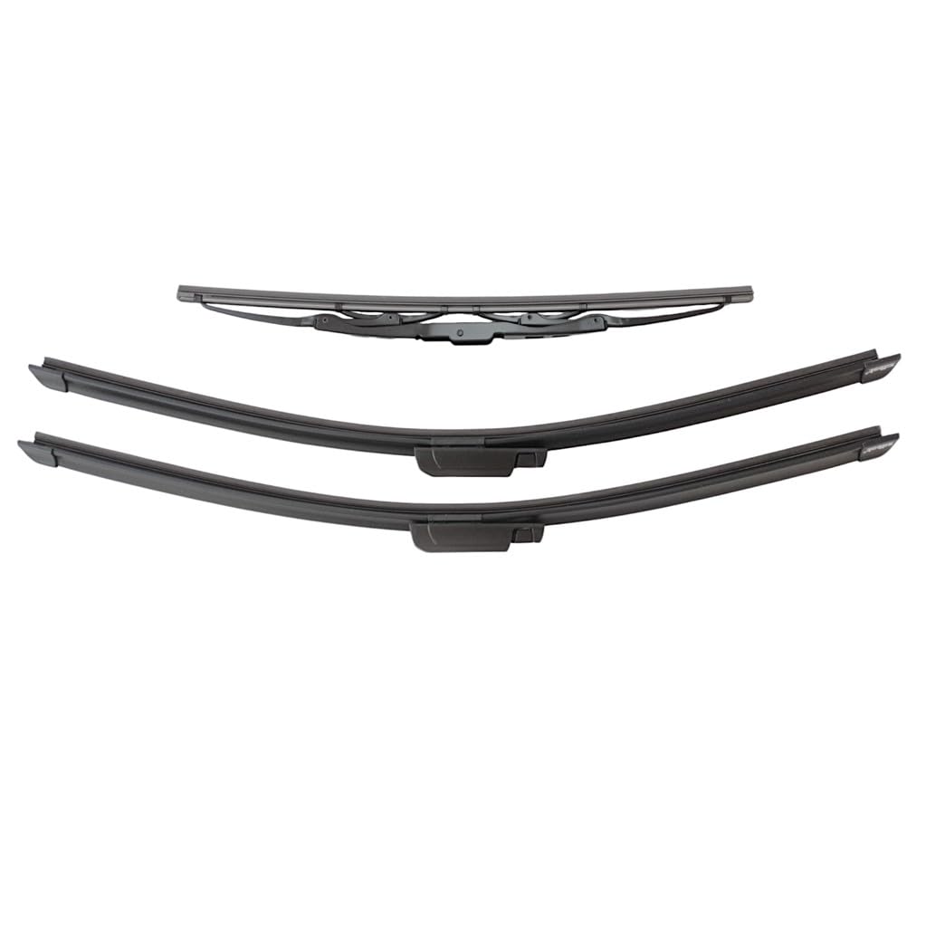Vass41 Ön Arka Cam Silecek Silgi Takımı Set Audi A3 HB ile uyumlu 2004-2008