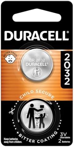 Duracell - 2032 3V Lithium Coin Battery - Long Lasting Battery - 2 Count