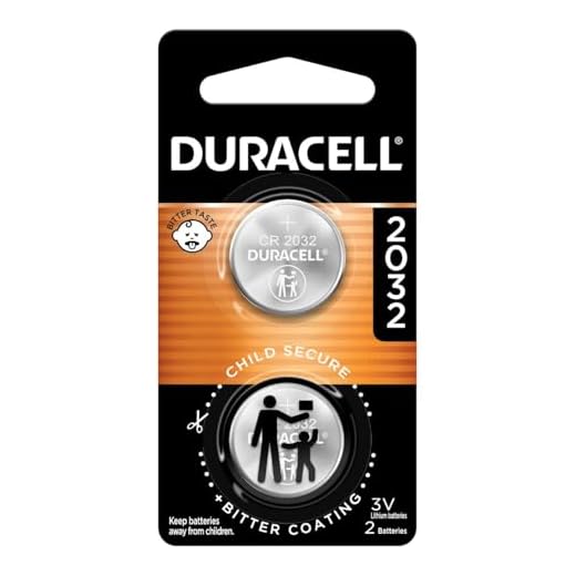 Duracell CR2032 3V Lithium Coin Battery Twin