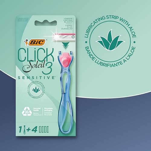 Rasoir BiC Soleil Click3 Sensitive fini les rougeurs cutanées