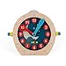 Janod Learn to Tell Time - Wooden Educational Teaching Clock - Ages 5+ - J05076