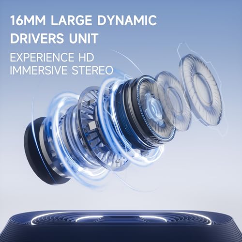 Image of Air Conduction Earphones, Bluetooth 6.1 Open-Ear Headphones, 16hrs Playtime, IPX6 Sweat-Resistant Rating, Lightweight Design, High-Fidelity Sound, Designed for Running, Sports, and Travel