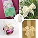 Cinta de Organza Beige para Regalo, Cinta Ancha Imagen de Cinta de Organza Beige para Regalo, Cinta Ancha