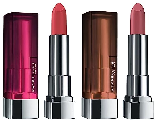 Image of Maybelline New York Color Sensational Creamy Matte, 660 Touch of Spice, 3.9g with FREE Color Sensational Creamy Matte 671 Heated Pink