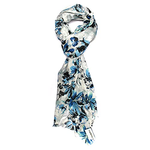 Image of bratkrok WOMEN'S STYLISH FLORAL PRINTED RAYON SCARF /SCARVES /STOLE FOR SUMMERS