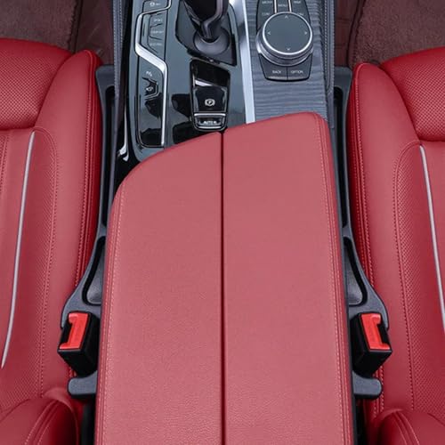 Image of SARTE Car Seat Gap Filler Organizer Multifunction Console Side Storage Pocket Anti Slip Crevice Plug Front Seat Space Saver Car Phone Holder Interior Protector Car Organizer Accessory 2pcs Black