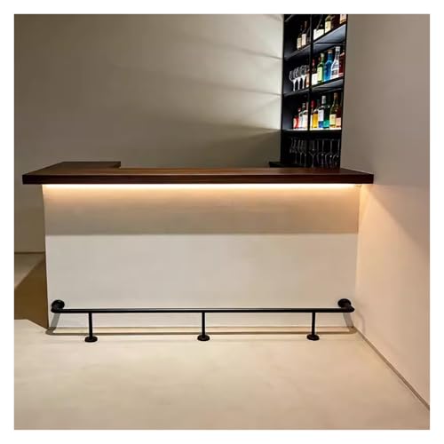 Barre d'appui de bar en acier inoxydable satiné haut de gamme