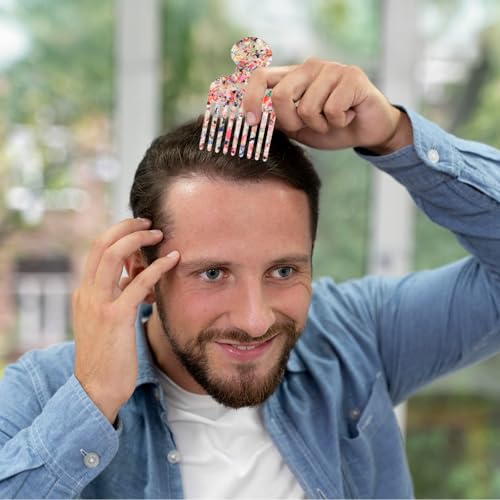 Peine Hair Pick para mujeres y hombres 12.3 cm colorido miniatura 7