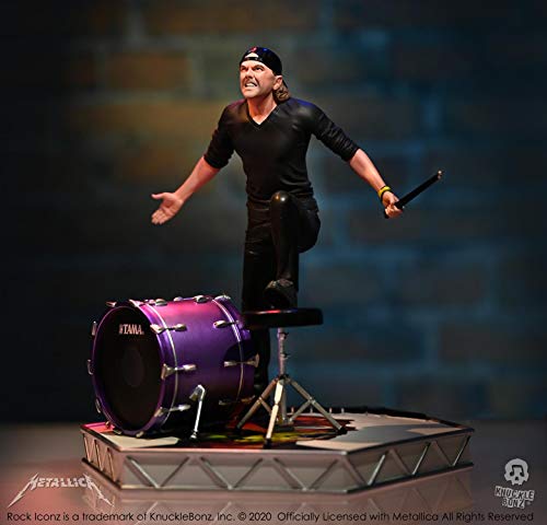 Metallica Rock Iconz Statue Lars Ulrich Unisexe Statuette Standard, Résine, - Les Beatles, Paul McCartney, John Lennon, RIngo Starr, George Harrison Metallica Rock Iconz Statue Lars Ulrich Unisexe Statuette Standard, Résine, – Image 5