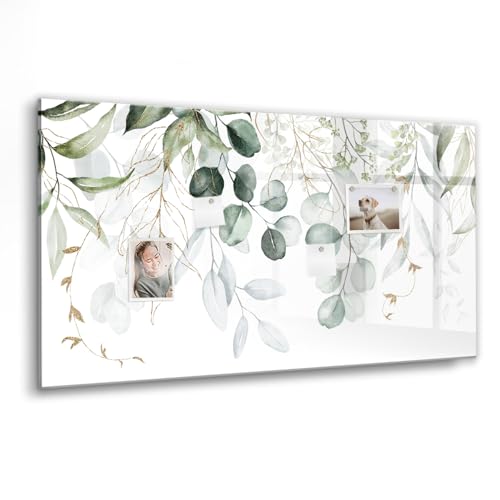 Écriture fluide sur tableau blanc en verre magnétique avec aimants néodyme ultra forts et éponge