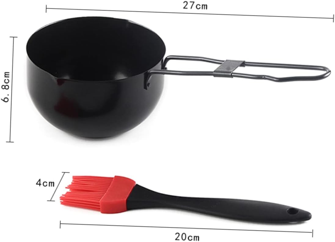 KICHOUSE Stainless Steel Portable Grill Pan Multi-function Open Fire Cooking Pot Easy Clean Soup Pot for Outdoor