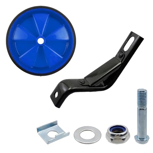 Image of Pair of Black Bicycle Auxiliary Wheel Children's Bicycle Accessories,Training Wheels Kids Bike Children Training Bike Wheel