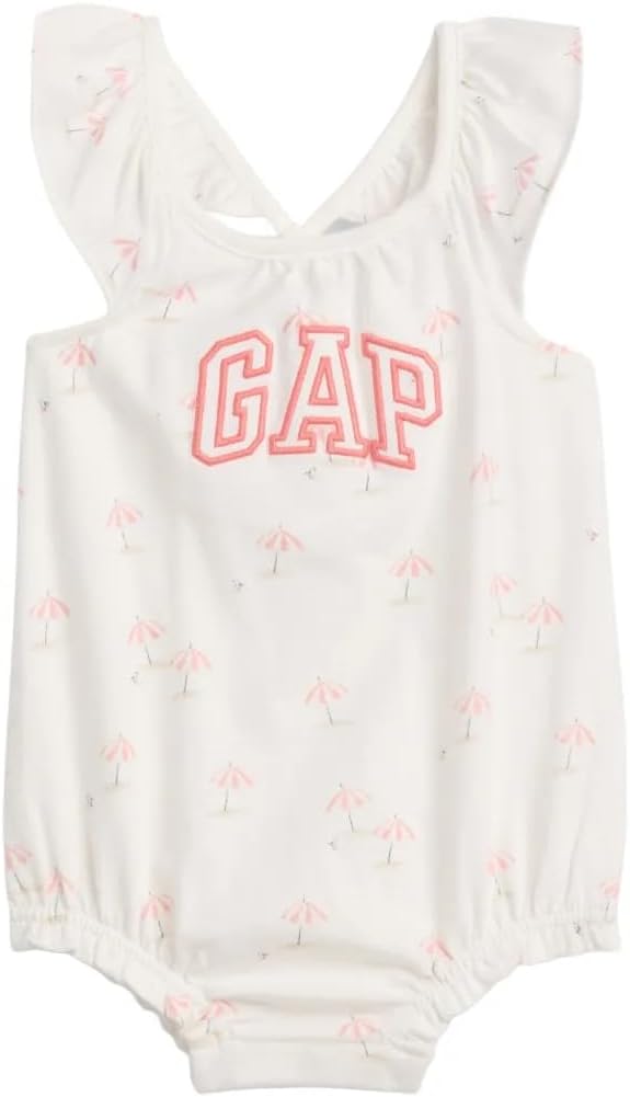 Gap Unisex-Baby Logo Bubble One-Piece