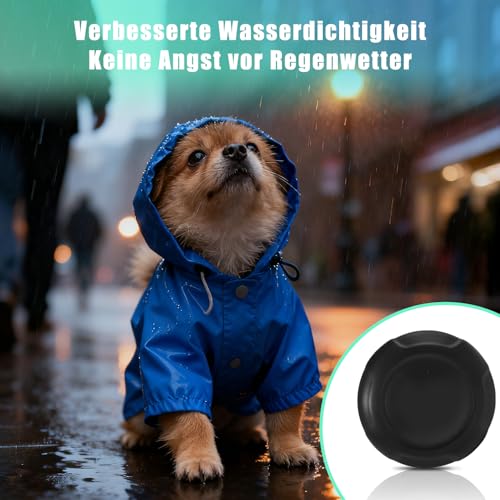 GPS Tracker für Auto Motorrad Fahrzeuge LKW Kompatibel mit iOS&Android, Magnet Ohne ABO Smart Finder für Senioren Kinder, Kfz Tracker Globaler, Keine monatliche Gebühr Abonnement Locator (Runden 2)