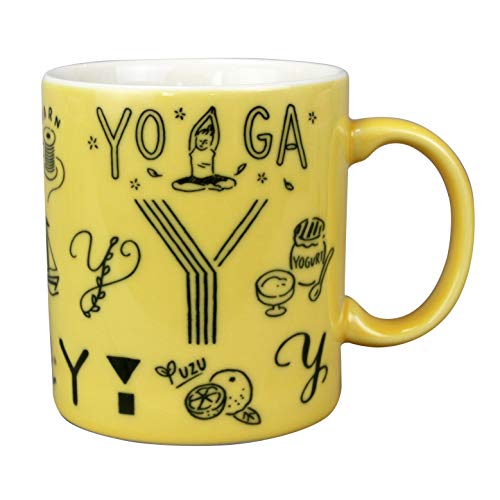 前畑 LETTERS MUG マグカップ (Y) 51755 イエロー 370ml