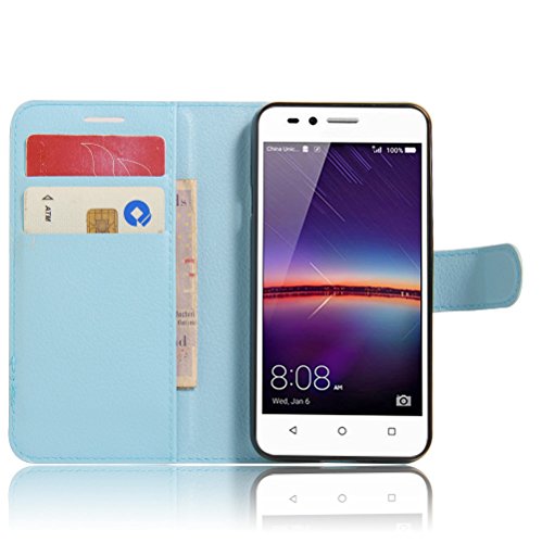 NEKOYA Custodia Huawei Y3 II, Cover Huawei Y3 II, Custodia Huawei Y3 II Portafoglio con Interno TPU Antiurto, Supporto Stand, Wallet Case per Huawei Y3 II,con Magnetico Snap