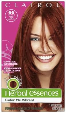 Herbal Essences Color Me Vibrant Permanent Hair Color 044 Paint The Town 1 Kit, 1 ct (Pack of 3)