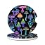 Neon-colored Psychedelic Mushrooms