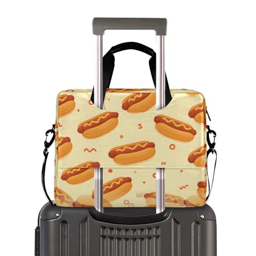 Maletín para portátil con diseño Hot Dog, 13-15.6 pulg. miniatura 4