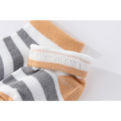 4 Pairs Unisex Baby Socks 0-18months Infant Boys Girls Ankle Socks New Born Practical Fashion Accessories4