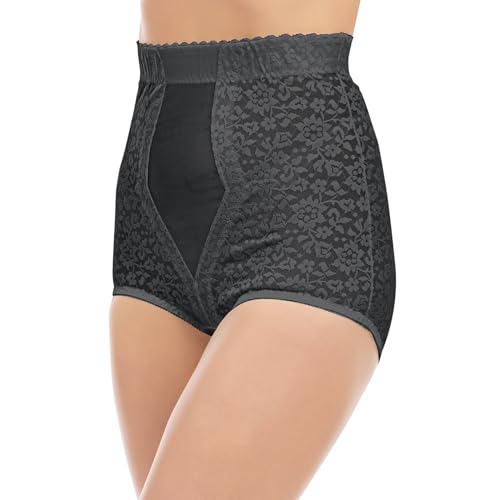 Plusform Collections Etc Women's Comfortable High Waisted Firm Control Shaping Brief Black 3X