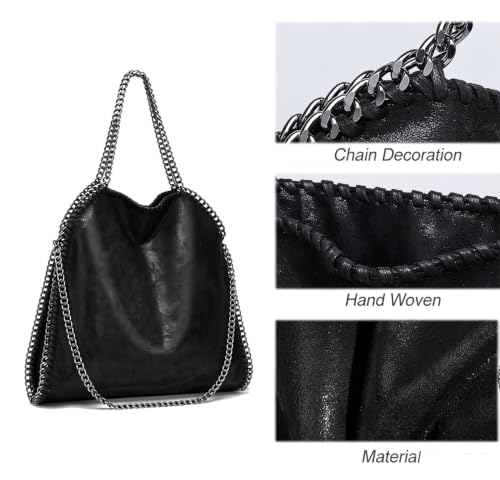Image of Beatfull Designer Chain Shoulder Purse for Women Soft Leather Quilted Clucth Fashion Message Crossbody bag
