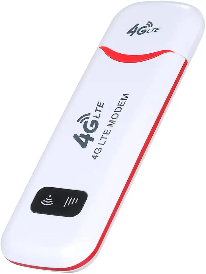Modem USB 4G LTE Roteador 4G Hotspot WiFi móvel com slot para cartão SIM 150 Mbps DL 50 Mbps UL máximo 10 dispositivos vermelho, versão da UE