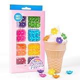 Edible Flowers Cake Decorations 48 Count Blossoms Royal Icing Decorations Daisy Sugar Wedding Flowers for Baking Cupcakes Ice Cream Waffles Cookies Birthday Cake