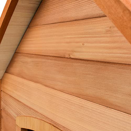 Cuccia in Legno da Esterno per Cane con Tetto