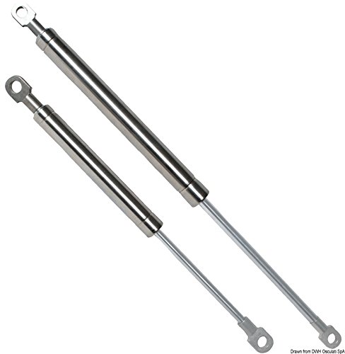 OSCULATI Molla a Gas 900 mm kg 60 Inox