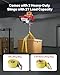 VEVOR 2200lbs Electric Hoist w/14ft Wired Remote Control, 110v Electric Hoist with 40ft Single Cable Lifting Height, for Garage Warehouse Factory Control for Garage, Shop, Hotel, Home