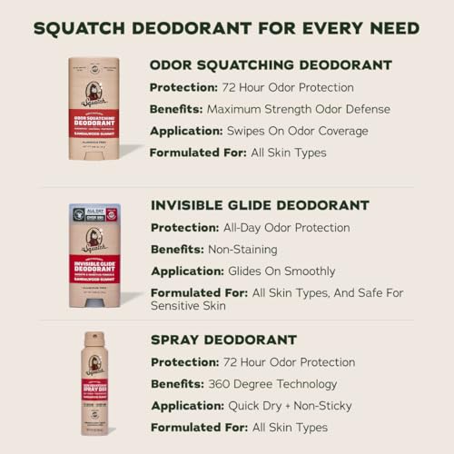 Dr. Squatch Spray Natural Deodorant Men, Aluminum Free (4oz, 2-Pack) - image 6