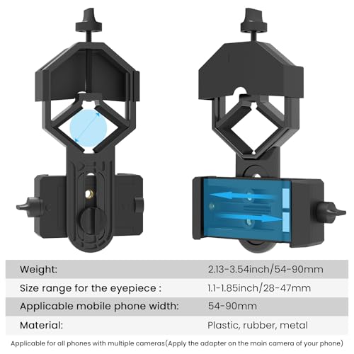 image for GOSKY Smartphone Adapter Mount Regular Size - Compatible with Binocula