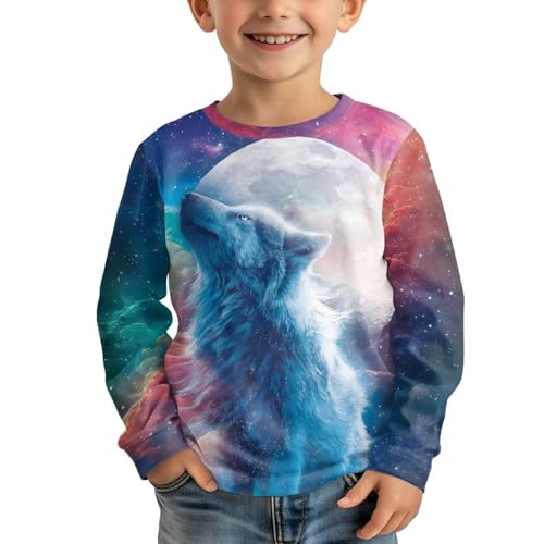 Image of Uourmeti Girls Graphic Tees Long Sleeve T Shirts for Teens Casual Tshirts Junior Sportswear Fall Tops